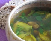 Potage express aux courgettes séchées